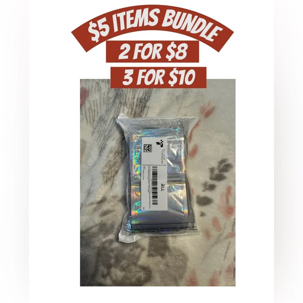 Holographic Sealable Packing Bags 3X4 inch (100 Pieces)
